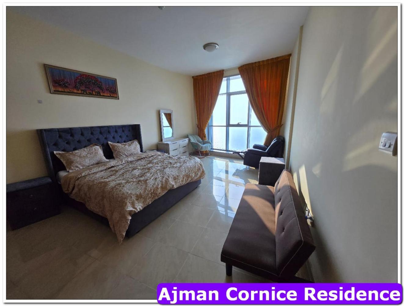 אג'מן Skyline High Beach 2 Bedroom Apartment מראה חיצוני תמונה